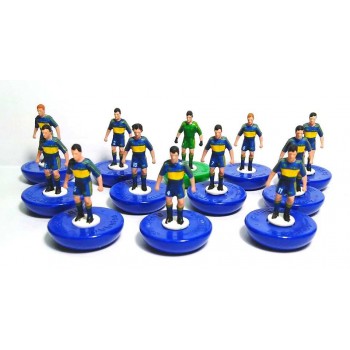 Subbuteo Andrew Table Soccer Boca Juniors 1981 on classic Hasbro bases